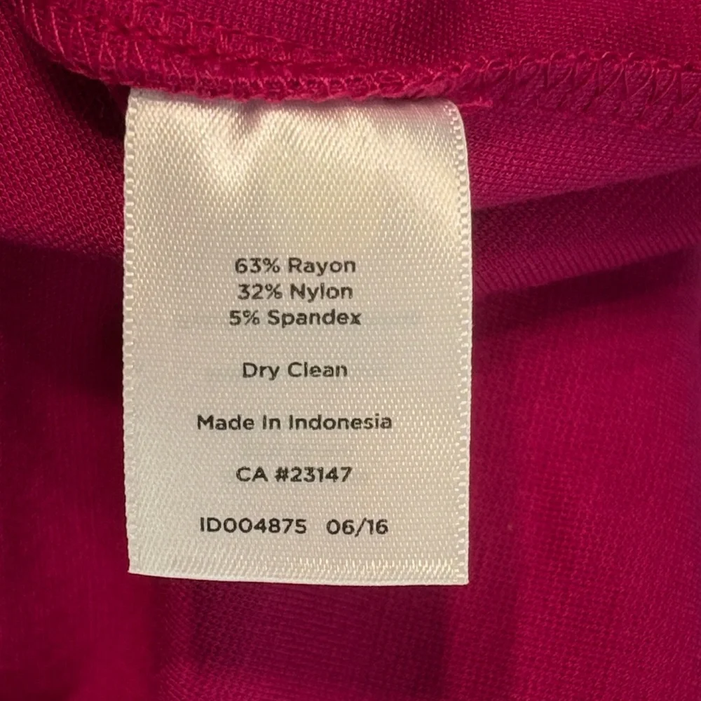Talbots Vibrant Pink Midi Dress - Picture 9 of 9